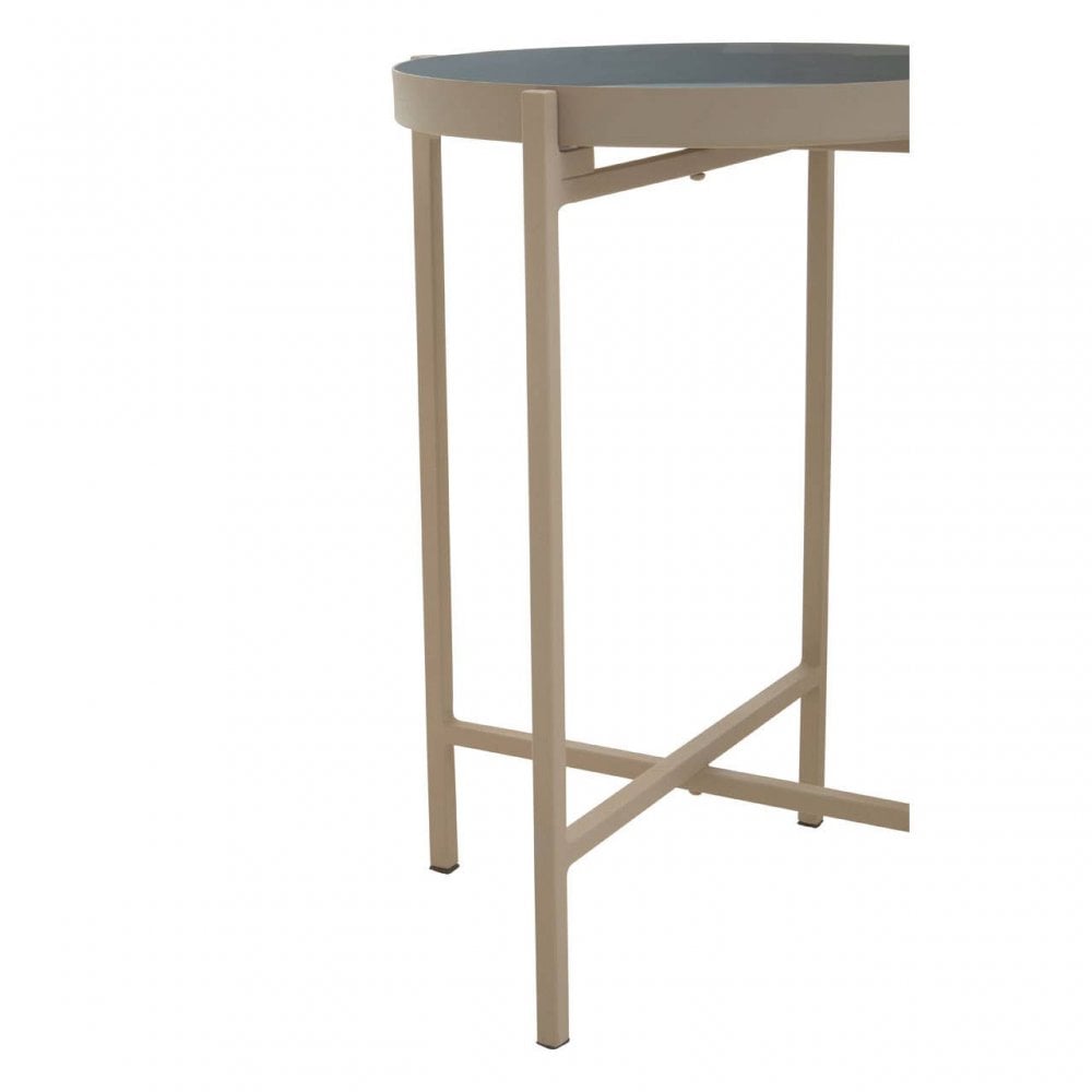 Set Of Three Side Table With Cross Legs
