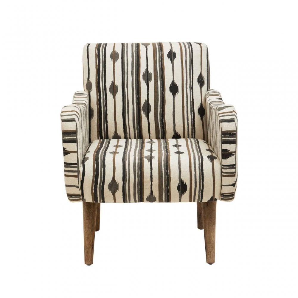 Cefena Armchair With Straight Arms