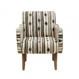 Cefena Armchair With Straight Arms