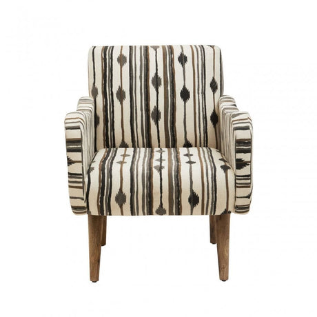 Cefena Armchair With Straight Arms