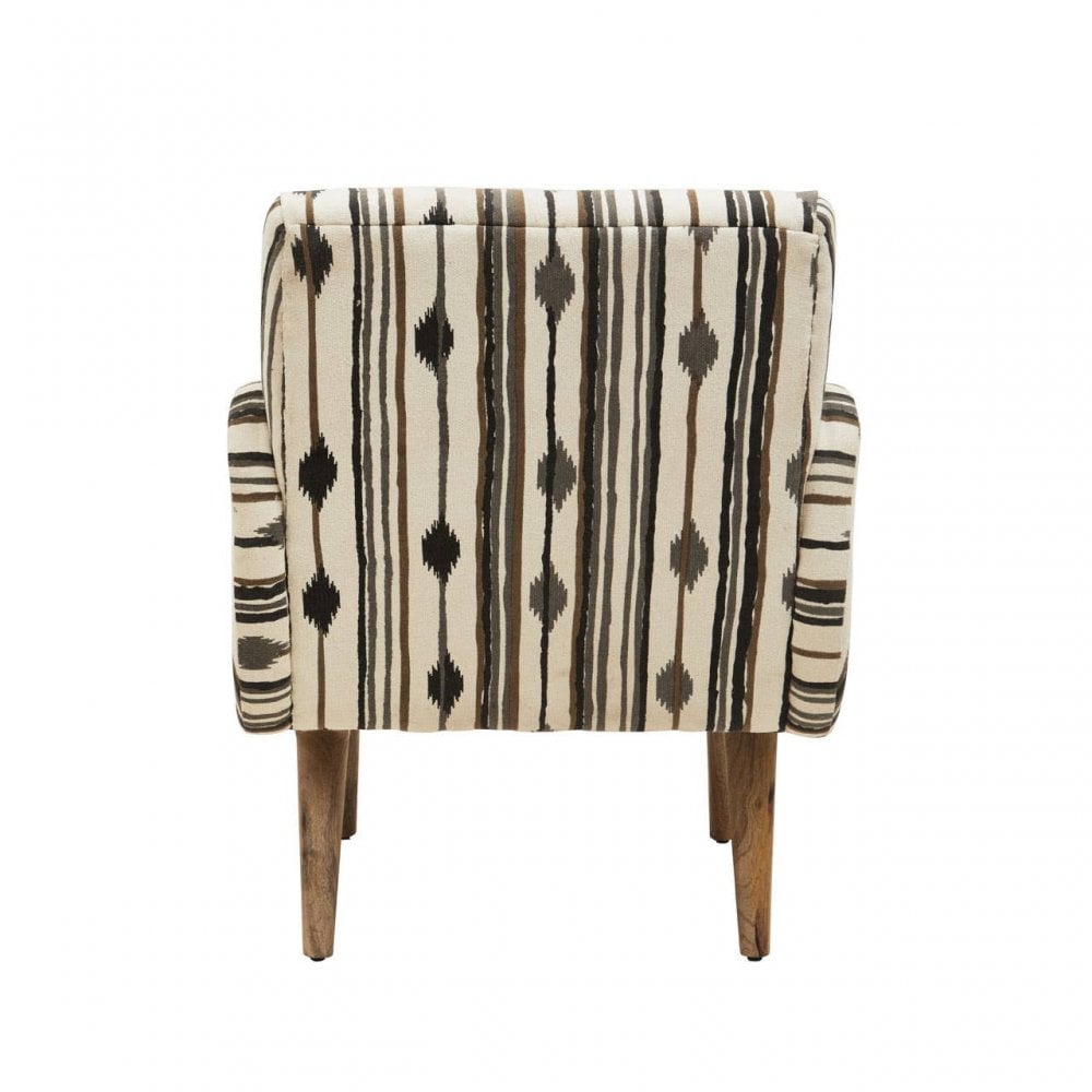 Cefena Armchair With Straight Arms