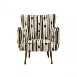 Cefena Armchair With Flared Arms