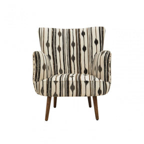 Cefena Armchair With Flared Arms