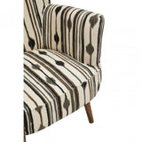 Cefena Armchair With Flared Arms