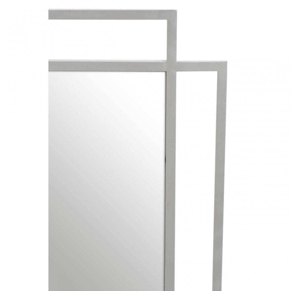 Allure Silver Large Wall Mirror