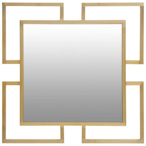 Allure Gold Brushed Small Wall Mirror