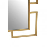 Allure Gold Brushed Small Wall Mirror