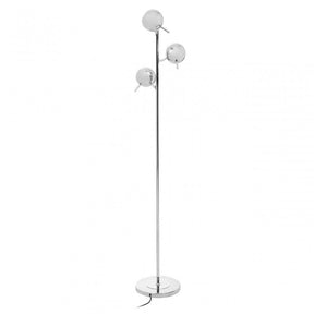Karter Chrome Finish Table Lamp  With Three Lights