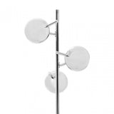 Karter Chrome Finish Table Lamp  With Three Lights