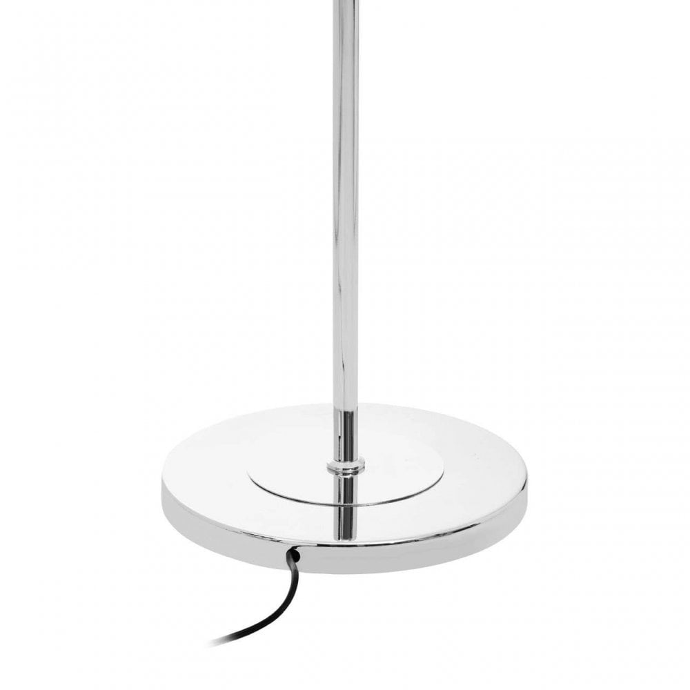 Karter Chrome Finish Table Lamp  With Three Lights