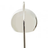 Karter Floor Chrome Finish Lamp With White Base