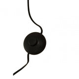 Karter Floor Chrome Finish Lamp With White Base