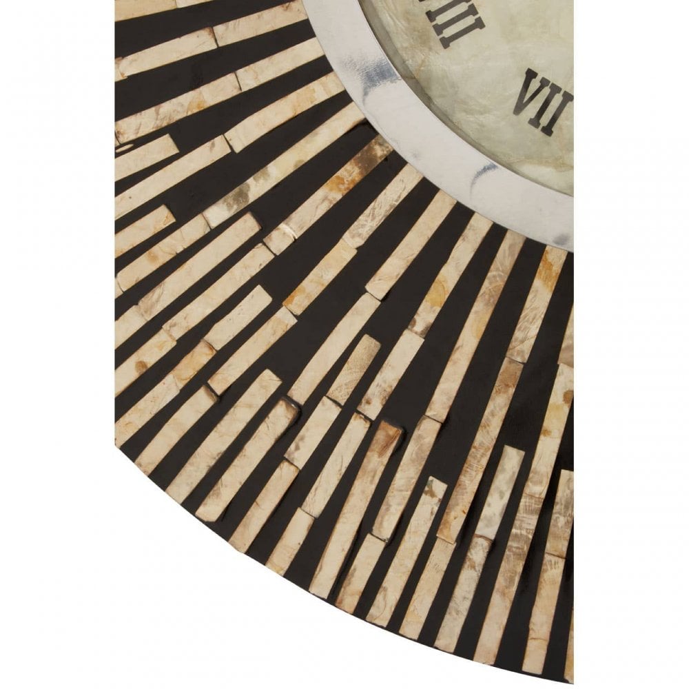 Palu Black And Gold Wall Clock