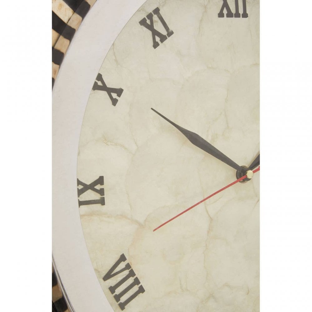 Palu Black And Gold Wall Clock