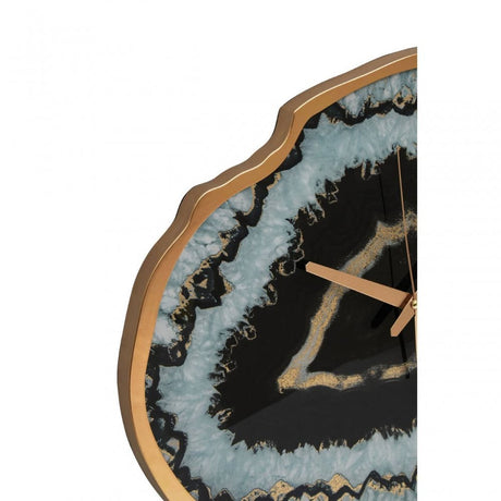 Celina Black And Gold Wall Clock