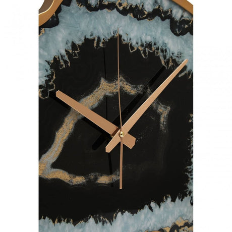 Celina Black And Gold Wall Clock