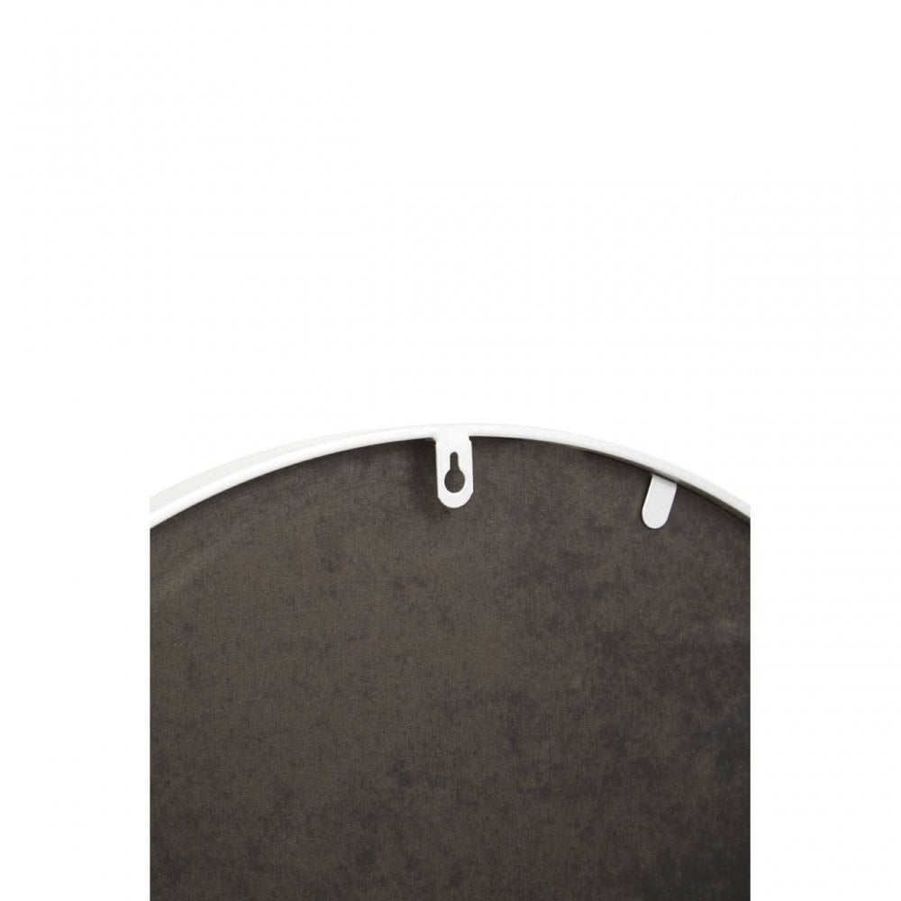 Descartes Silver Finish Wall Mirror