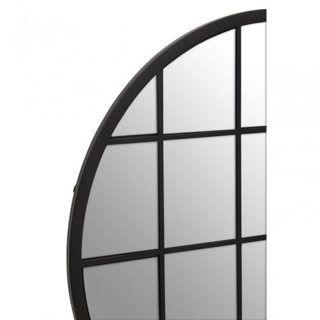 Descartes Round Metal Wall Mirror