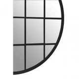 Descartes Round Metal Wall Mirror