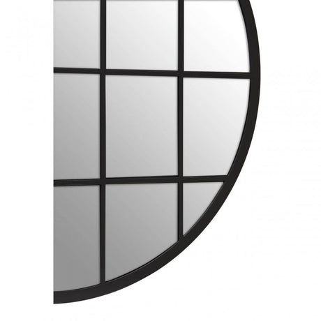 Descartes Round Metal Wall Mirror