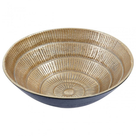 Deomali Small Black And Gold Finish Bowl