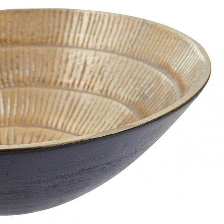 Deomali Small Black And Gold Finish Bowl