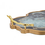 Celina Black And Gold Tray