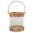 Kuta Natural And White Small Lantern