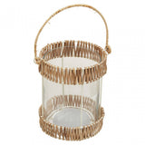 Kuta Natural And White Small Lantern