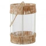 Kuta Natural And White Large Lantern