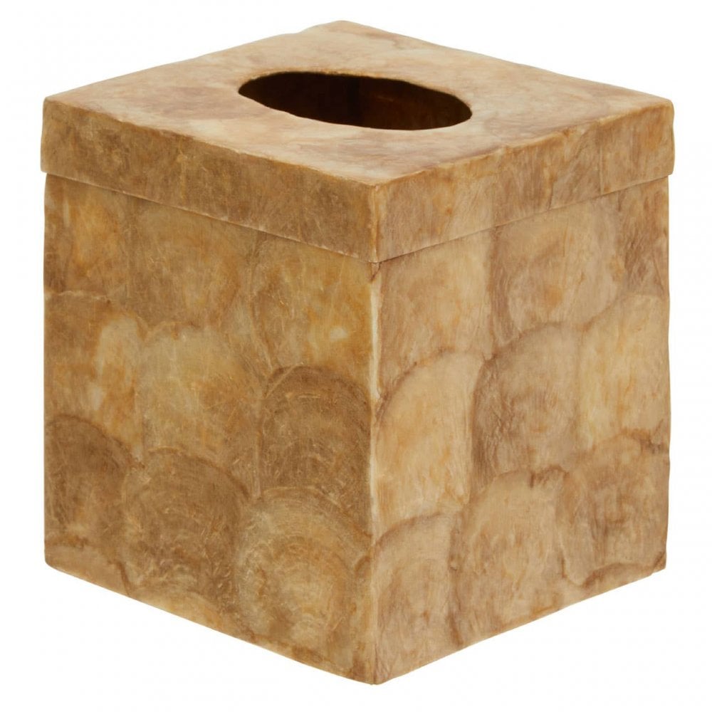 Palu Gold Square Tissue Box