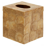Palu Gold Square Tissue Box