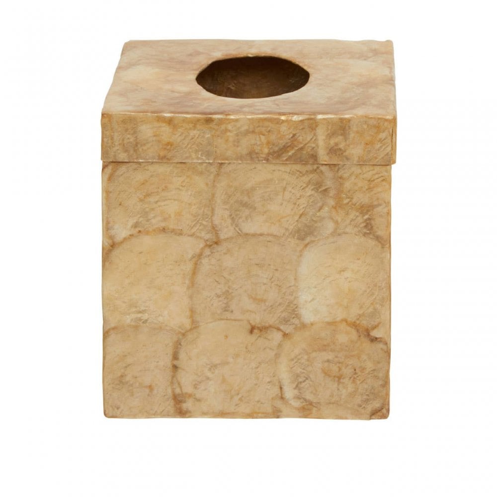 Palu Gold Square Tissue Box