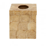 Palu Gold Square Tissue Box