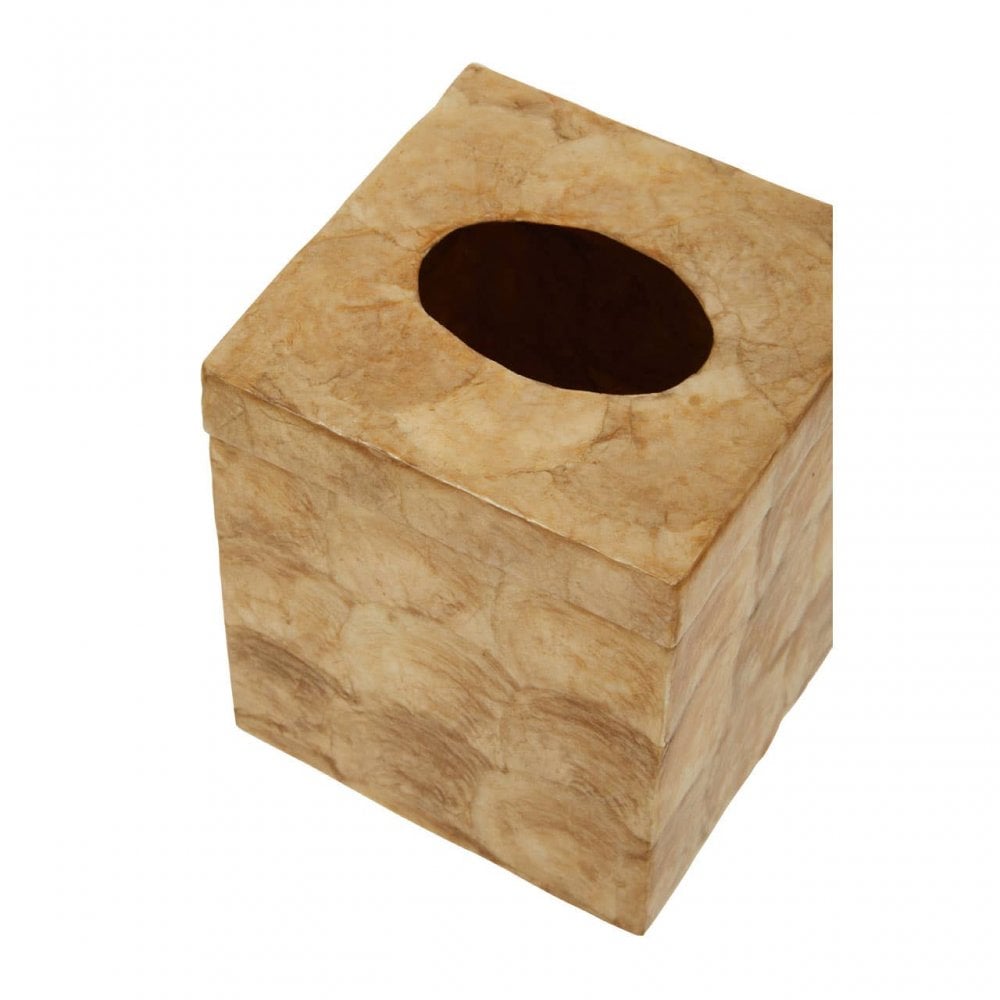 Palu Gold Square Tissue Box