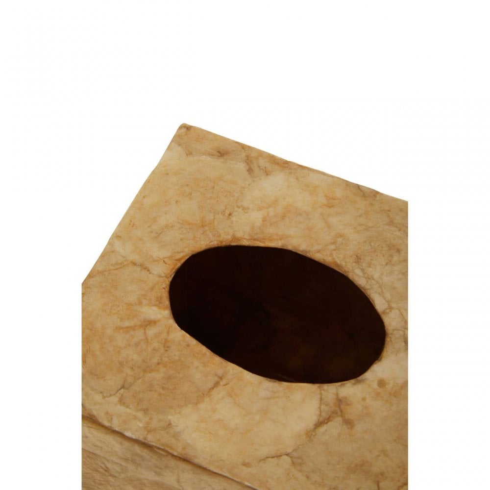 Palu Gold Square Tissue Box