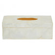 Palu White Tissue Box