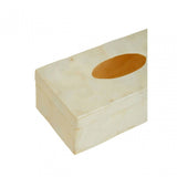 Palu White Tissue Box