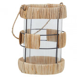 Kuta Natural And Black Large Lantern