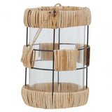 Kuta Natural And Black Large Lantern