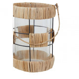 Kuta Natural And Black Large Lantern