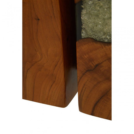 Sakra Set Of 2 Burnt Effect Bookends