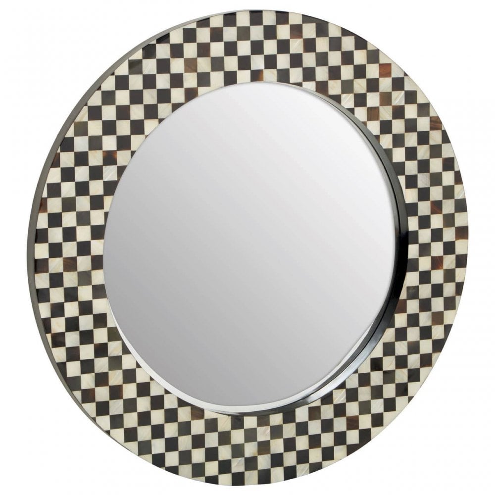 Obra Round Assorted Shell Wall Mirror