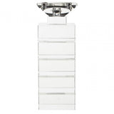 Carrie Clear Finish Small Candle Holder