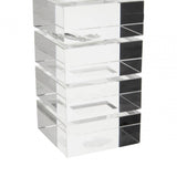 Carrie Clear Finish Small Candle Holder