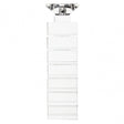 Carrie Clear Finish Large Candle Holder