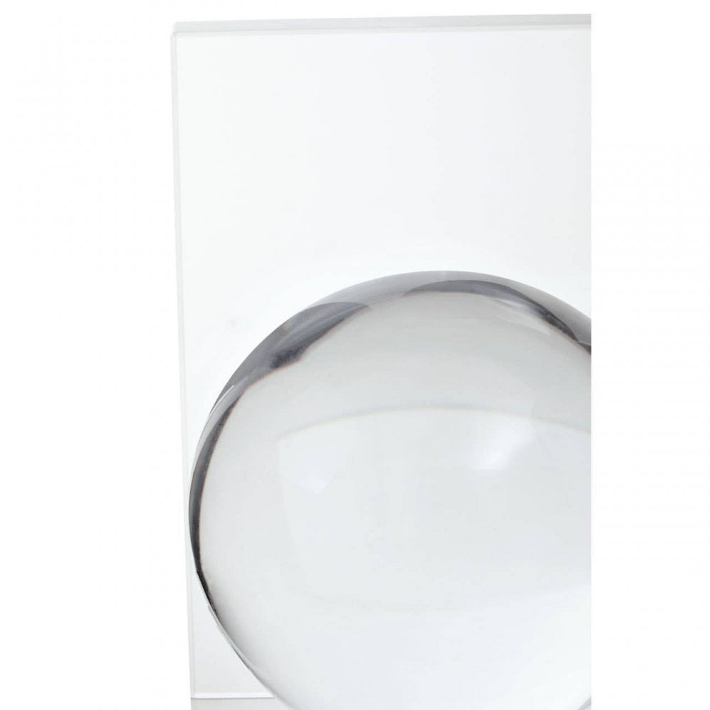 Carrie Set Of 2 Crystal Bubble Bookends