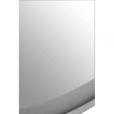 Avelino Illuminated Silver Round Mirror