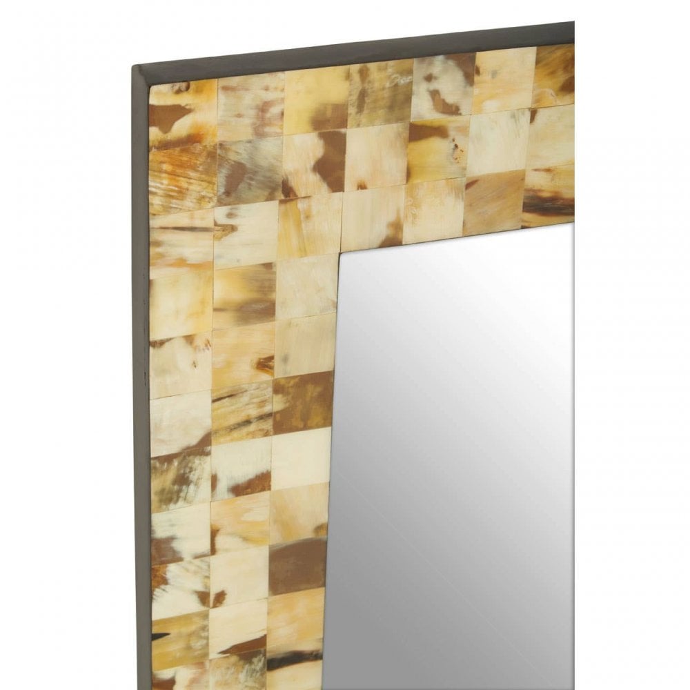 Obra Cream Shell Wall Mirror