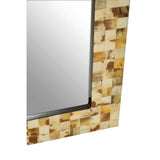 Obra Cream Shell Wall Mirror